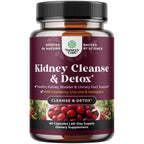 Advanced Kidney Cleanse Support - Cranberry Extract Capsules - 60 Count | Kidney Support Supplement - Uva Ursi, Stinging Nettle Leaf & Astragalus for Kidney Health - Urinary Tract Health Support