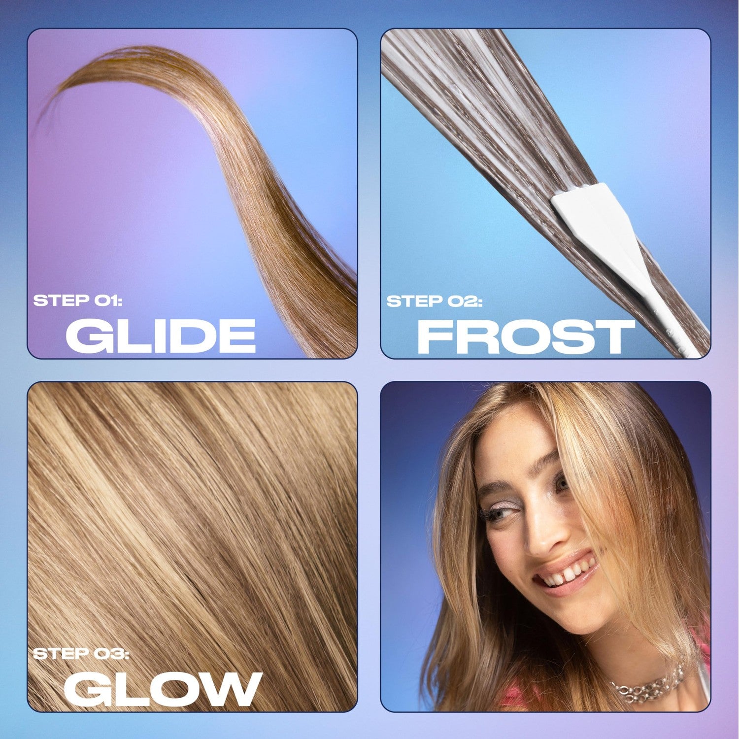 Clairol Nice'n Easy Frost & Tip Hair Dye, Light Blonde to Medium Brown, 1Pk