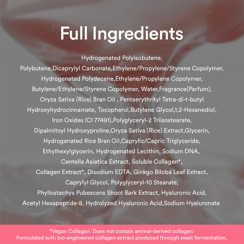 Abib PDRN Vegan Collagen Lip Mask Glazed. Hydrating mask with plant-derived ingredients. Verified by CuratCart for quality.