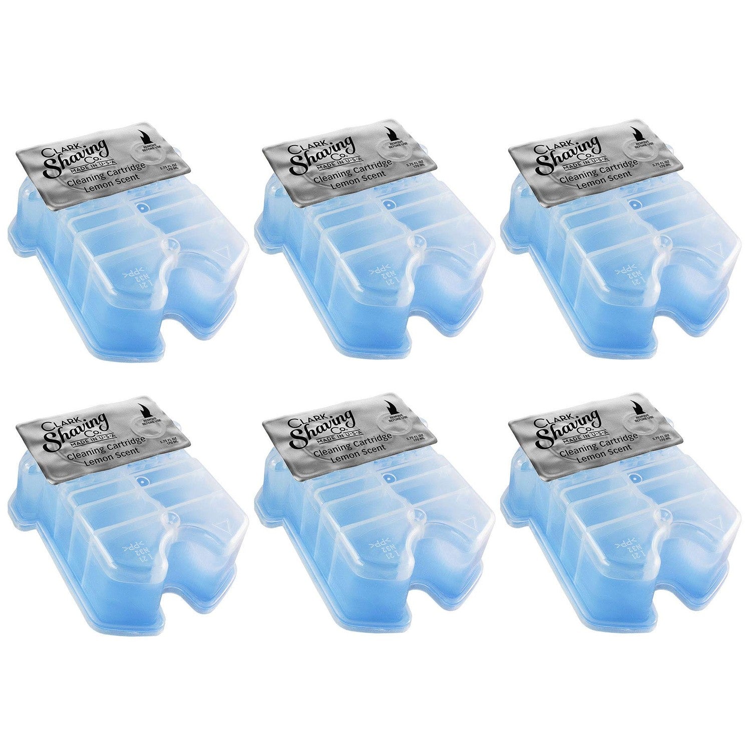 Clark Shaving Co. Refill Cartridges for Braun Clean & Renew CCR (4-Pack) | Compatible with Braun Clean & Renew shaver cleaning systems.