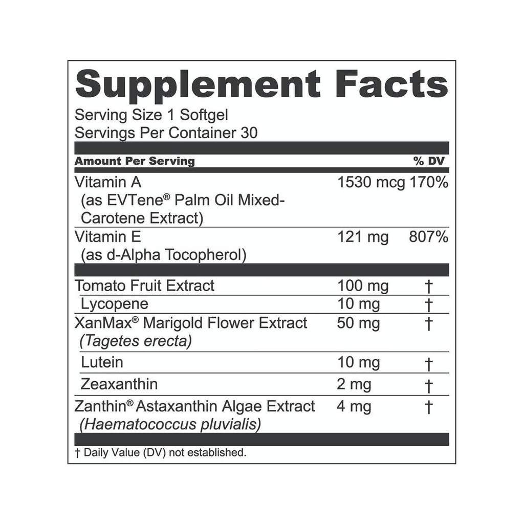 1MD Nutrition VisionMD Eye Vitamin CARMIS - with Lutein & Zeaxanthin | Supports Vision Health, Everyday Eye Strain, & Occasional Dry Eye | 60 Softgels (2-Pack)