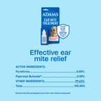 ADAMS Ear Mite Treatment in high-quality packaging, designed to soothe irritated skin. Available at Curat Cart.