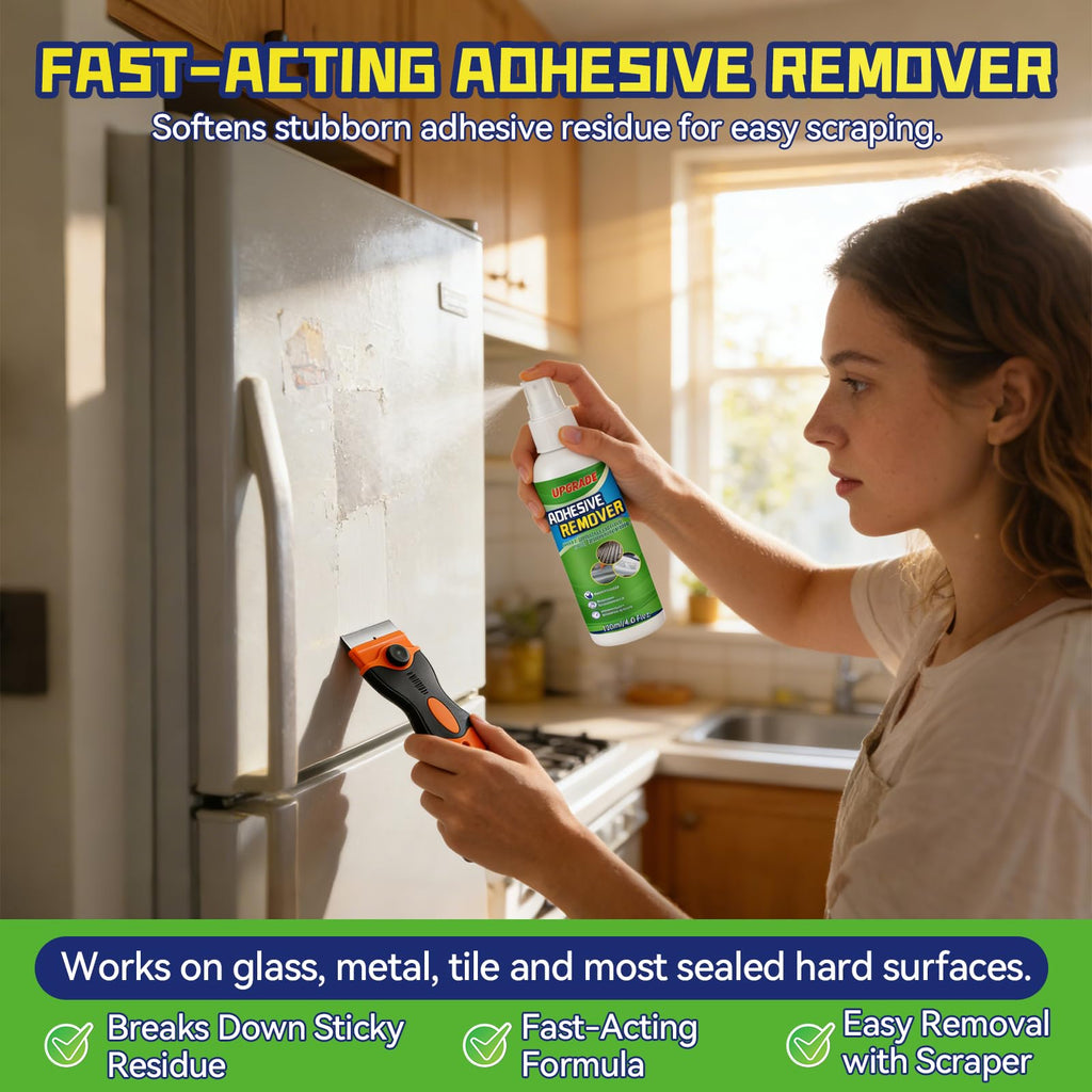 Fast-acting Adhesive Remover Spray Kit from Curat Cart softens stubborn residue for easy scraping. 100% Authentic, available in India.