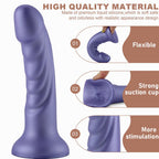 Adjustable Harness Strap-On Dildo Set with high-quality silicone finish, ensuring flexibility and strong suction. Available at Curat Cart.