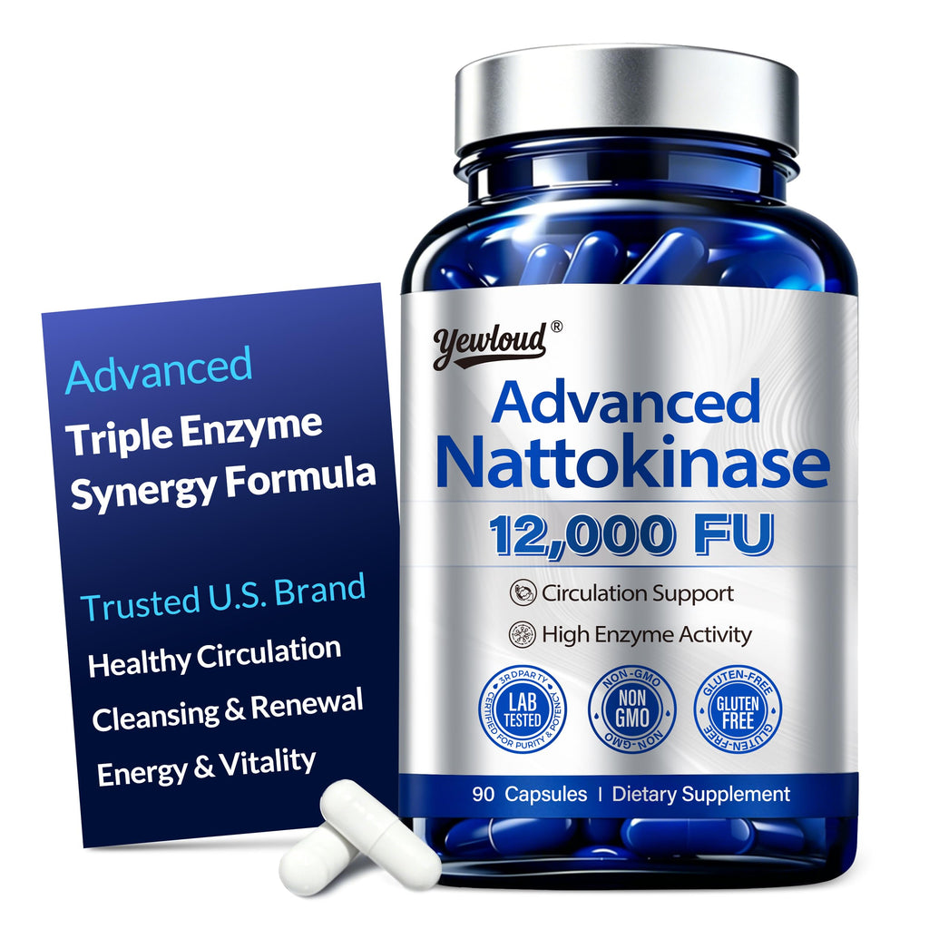 Premium imported Advanced Nattokinase Serrapeptase Lumbrokinase supports circulation and vitality. Available at Curat Cart.