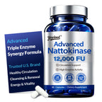 Premium imported Advanced Nattokinase Serrapeptase Lumbrokinase supports circulation and vitality. Available at Curat Cart.