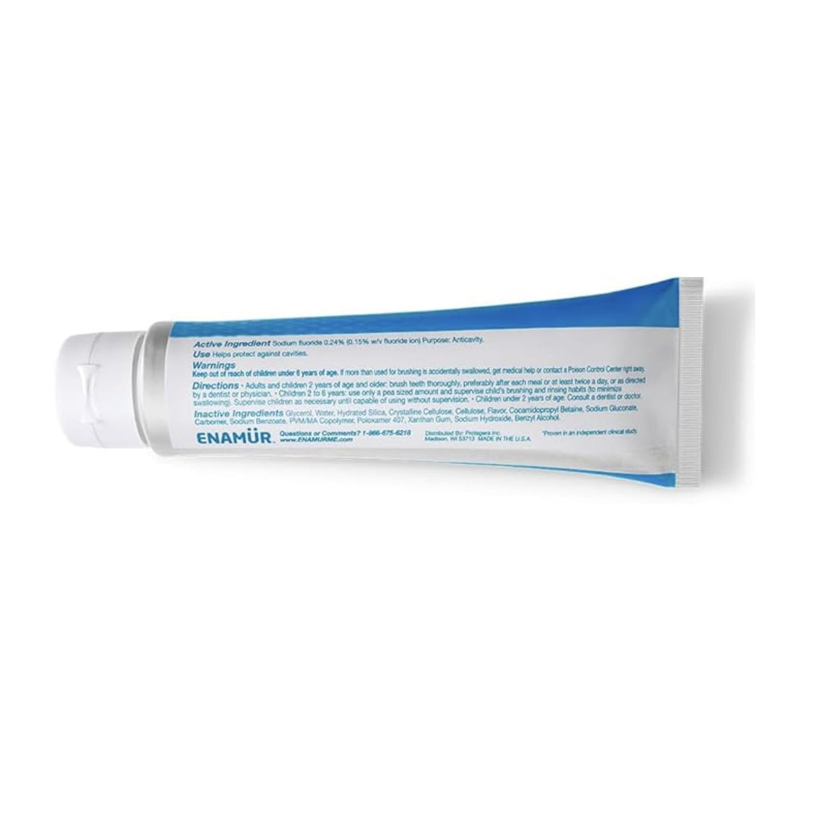 Premium plaque and stain removal tube in official packaging, showcasing high-quality ingredients. Available at Curat Cart.