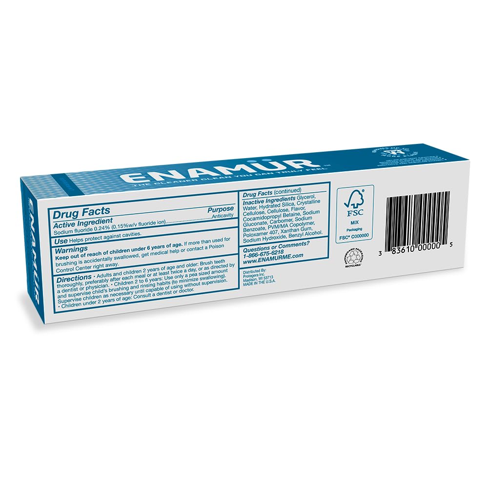 Experience effective plaque and stain removal with Enamur, 100% authentic and available in India at Curat Cart.