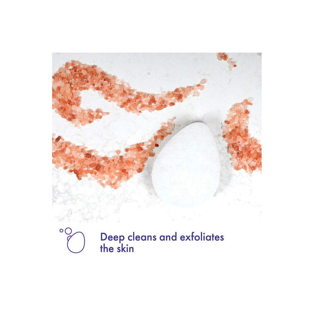Buf-Puf Regular Facial Sponge, Dermatologist Developed, Removes Deep Down Dirt & Makeup that Causes Breakouts and Blackheads, Reusable, Exfoliating, White, 1 Count