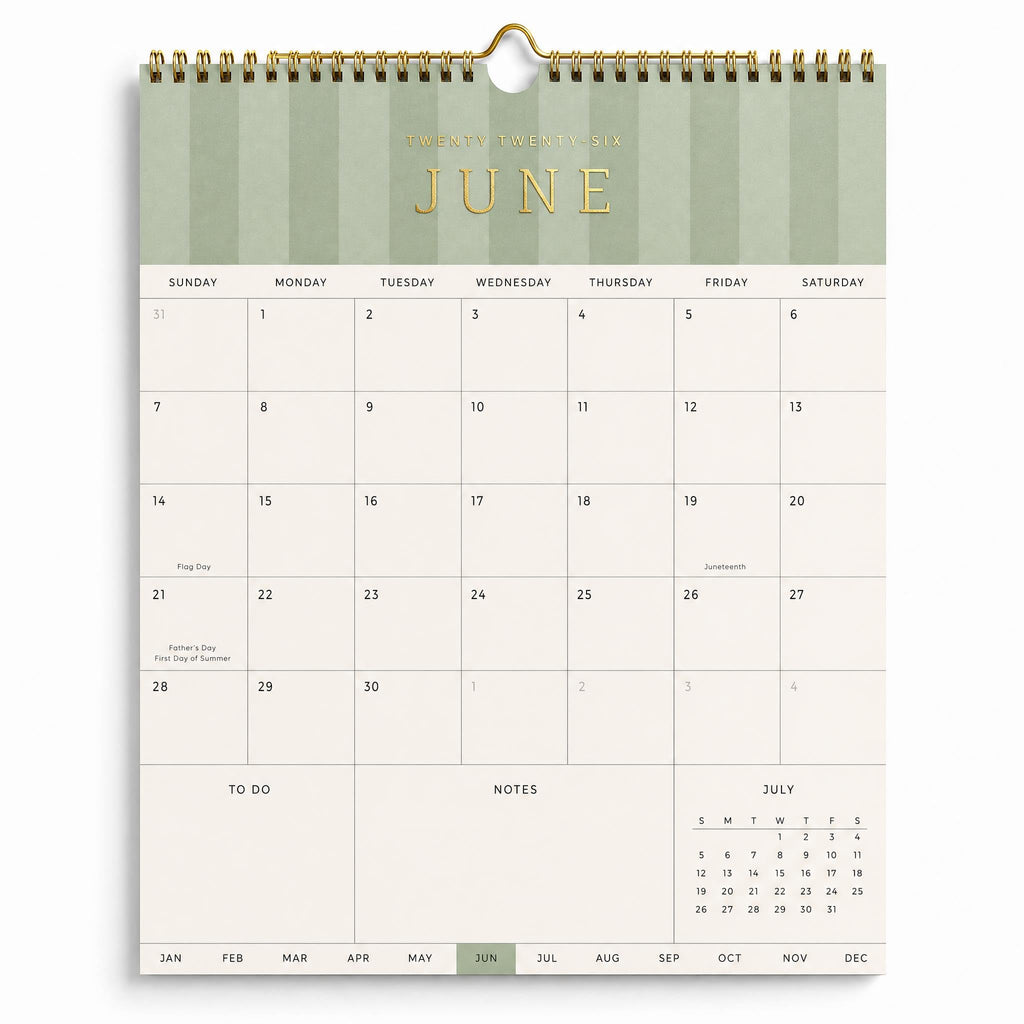 Elevate your space with this premium imported Aesthetic Wall Calendar from Curat Cart, perfect for stylish organization in India.