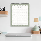 Stylish Aesthetic Wall Calendar 2026, a premium import featured at Curat Cart, perfect for organizing your year elegantly.