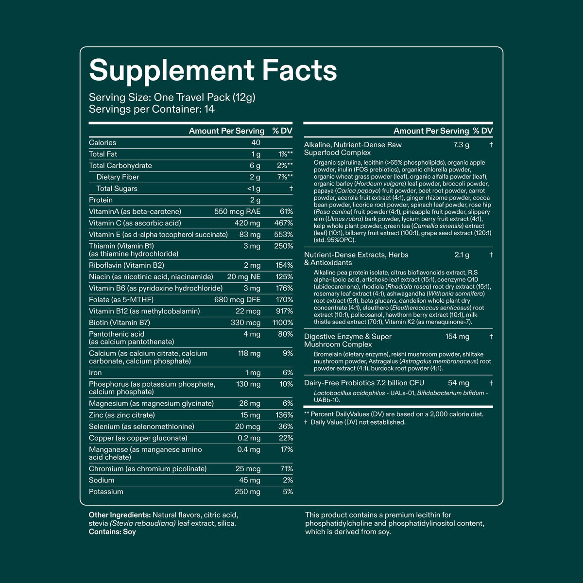Premium imported AG1 Athletic Greens Superfood Probiotic with essential nutrients and probiotics for optimal wellness.