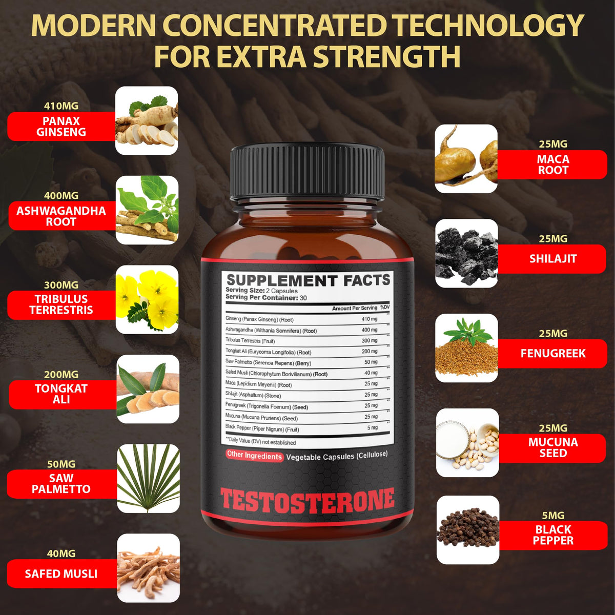 Agobi Testosterone Supplement for Men combines powerful ingredients for enhanced strength, available at Curat Cart, 100% Authentic.