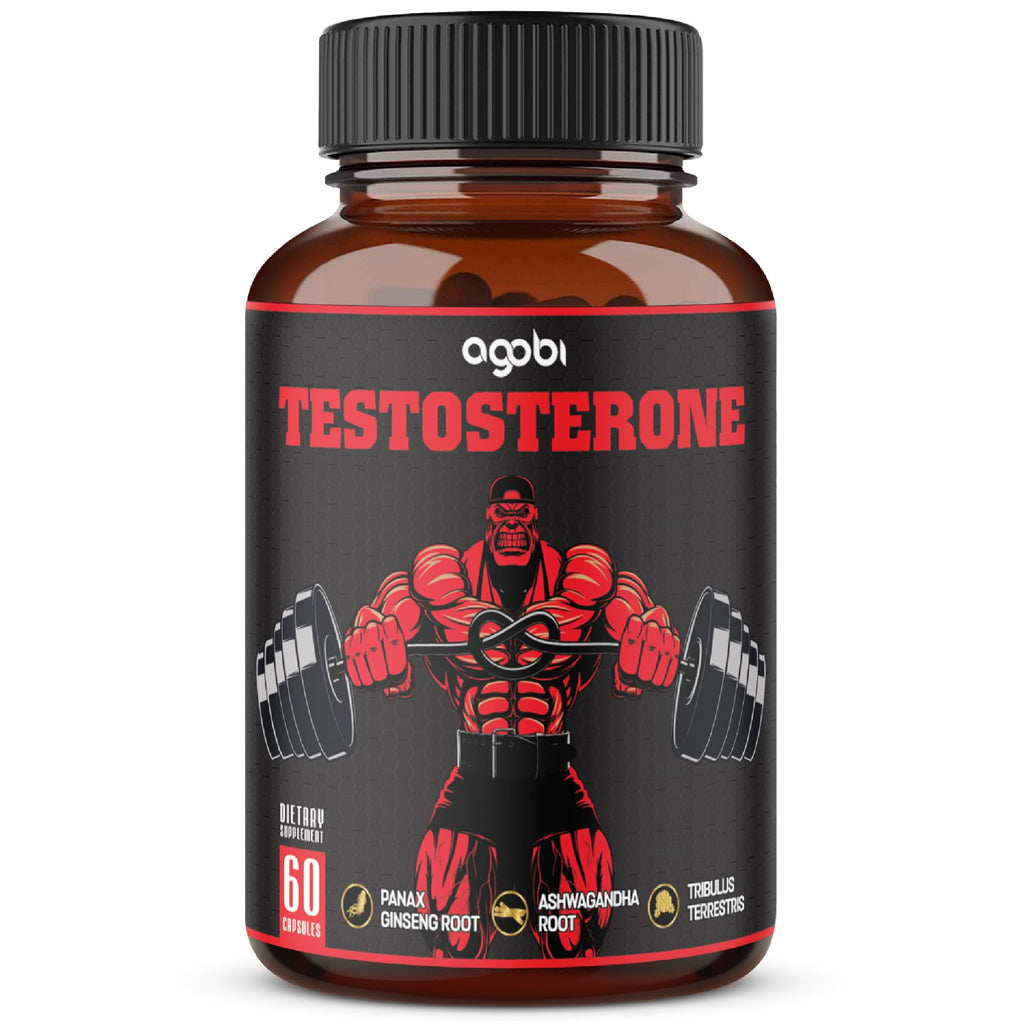 Boost vitality with agobi Testosterone Supplement for Men, a premium import available at Curat Cart for enhanced performance.