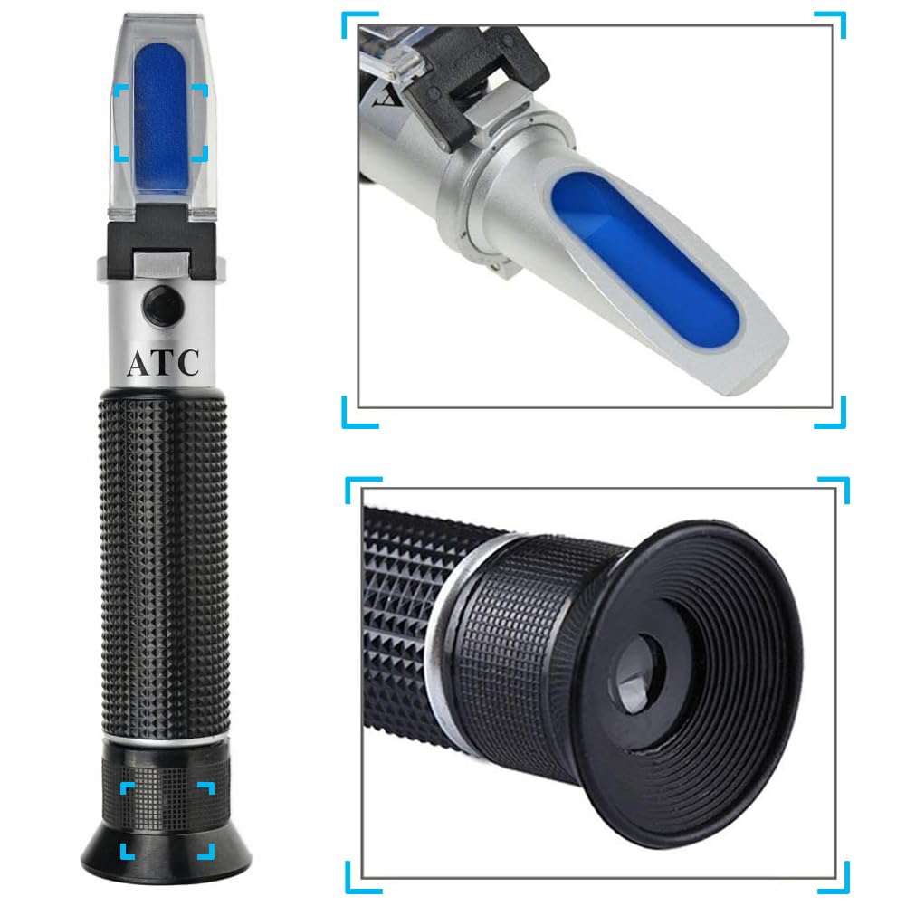 Premium imported Agriculture Solutions Salinity Refractometer for precise salinity measurement, available at Curat Cart.