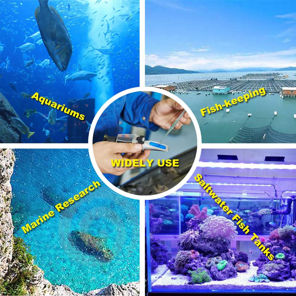 Optimize salinity measurement with the Agriculture Solutions Salinity Refractometer, ideal for aquariums and marine research. Available at Curat Cart.