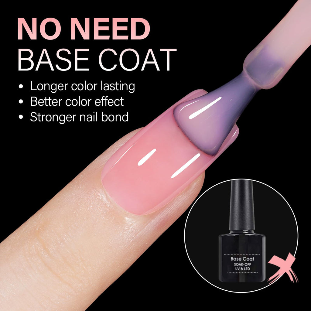 AILLSA Short Almond Nail Tips include 450PCS of high-quality acrylic tips for seamless nail art. No base coat needed for lasting wear!