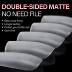 AILLSA's 450PCS double-sided matte almond nail tips offer long-lasting durability. Premium-imported design saves time and protects nails.