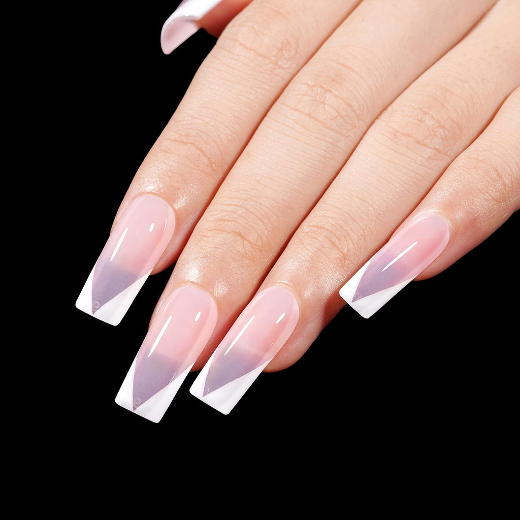 Shop AILLSA Short Almond Nail Tips, 450 pieces. Stylish, durable design available for order online in India.