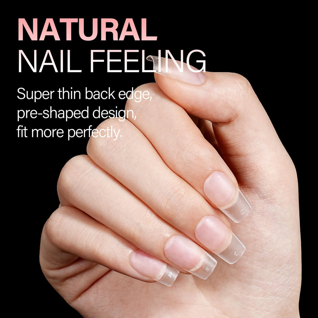 Discover AILLSA Short Almond Nail Tips, 450PCS for a natural nail feel. Order online and enjoy perfect fit. Available now!