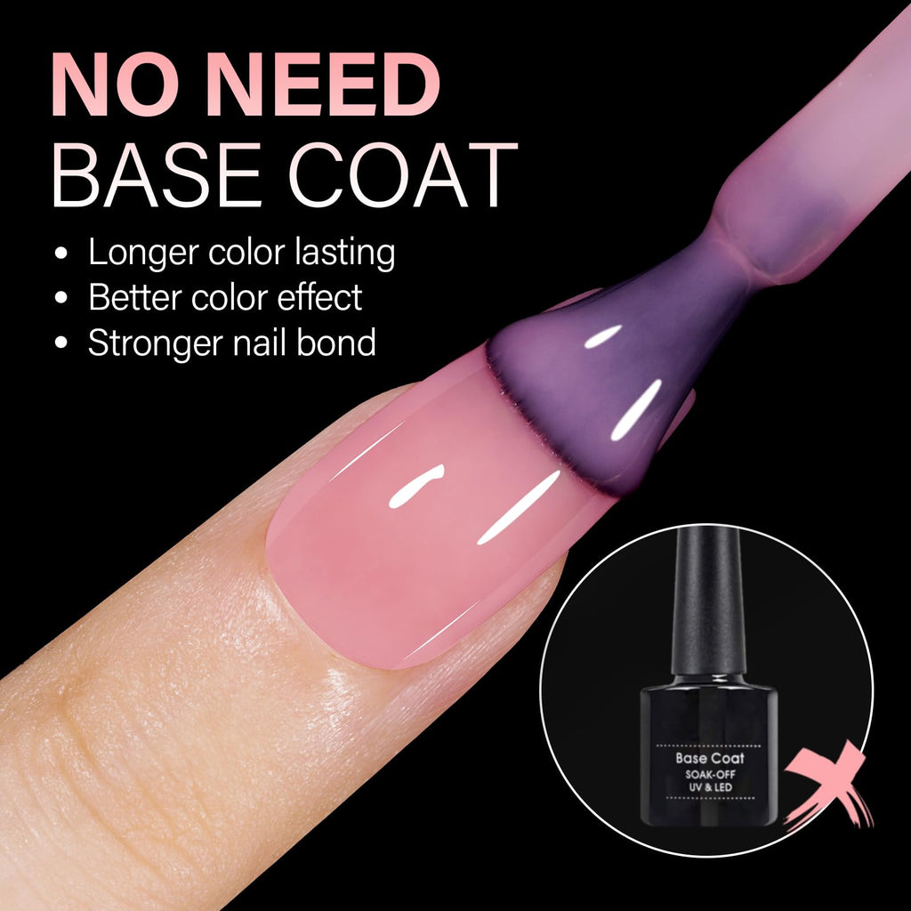 AILLSA Short Almond Nail Tips - 450PCS. No base coat needed for longer-lasting color and stronger bond. Order online now!