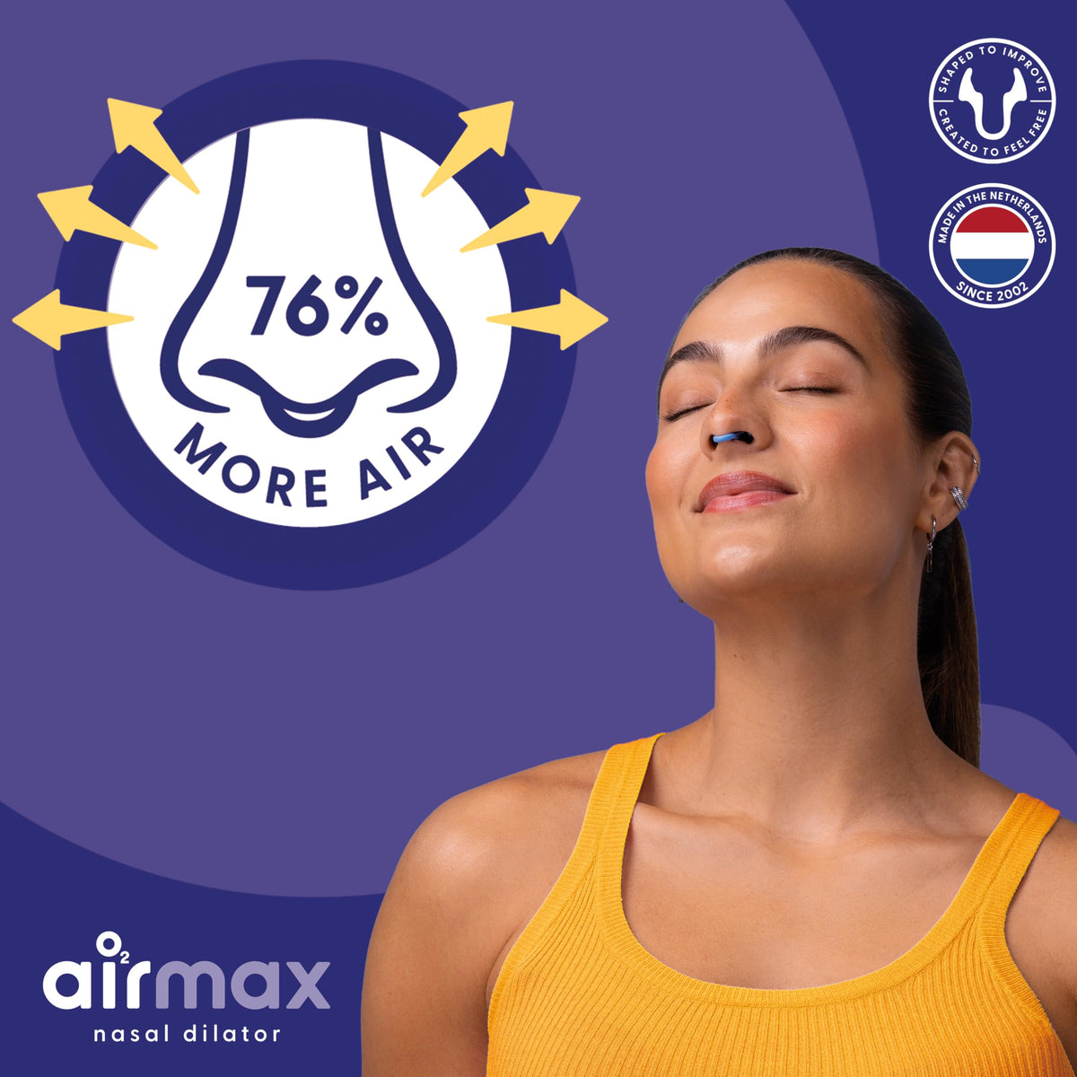 Experience 76% more airflow with Air Max Nasal Dilators. 100% Authentic, available at Curat Cart in India.