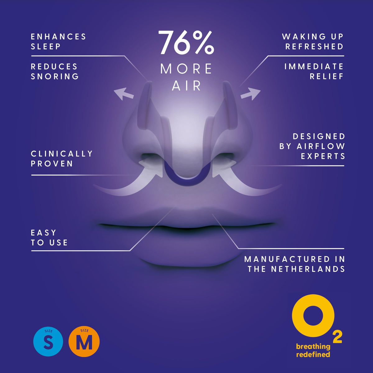 Air Max Nasal Dilators in official packaging, designed to enhance airflow and reduce snoring. Available at Curat Cart.