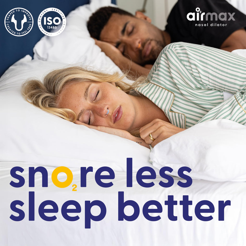 Experience better sleep with Air Max Nasal Dilators, specially curated by Curat Cart for snore-free nights. Discover comfort.
