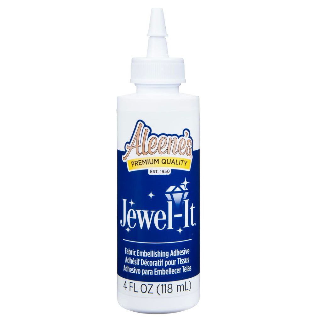 Discover Aleene's Jewel-It, a premium imported fabric embellishing glue, perfect for your creative projects. Available at Curat Cart.