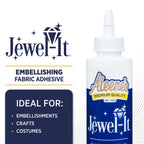 Discover Aleene's Jewel-It Embellishing Glue, exclusively at Curat Cart, perfect for embellishments, crafts, and costumes.