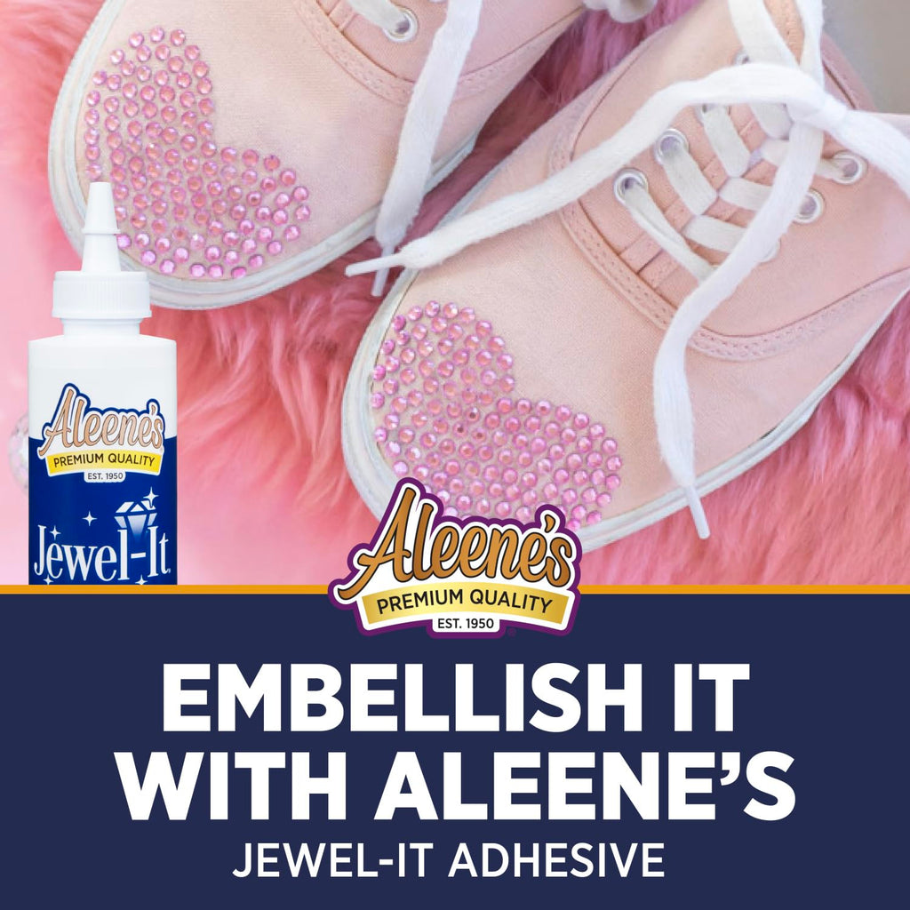 Transform your crafts with Aleene's Jewel-It embellishing glue, a premium import from Curat Cart for creative projects.