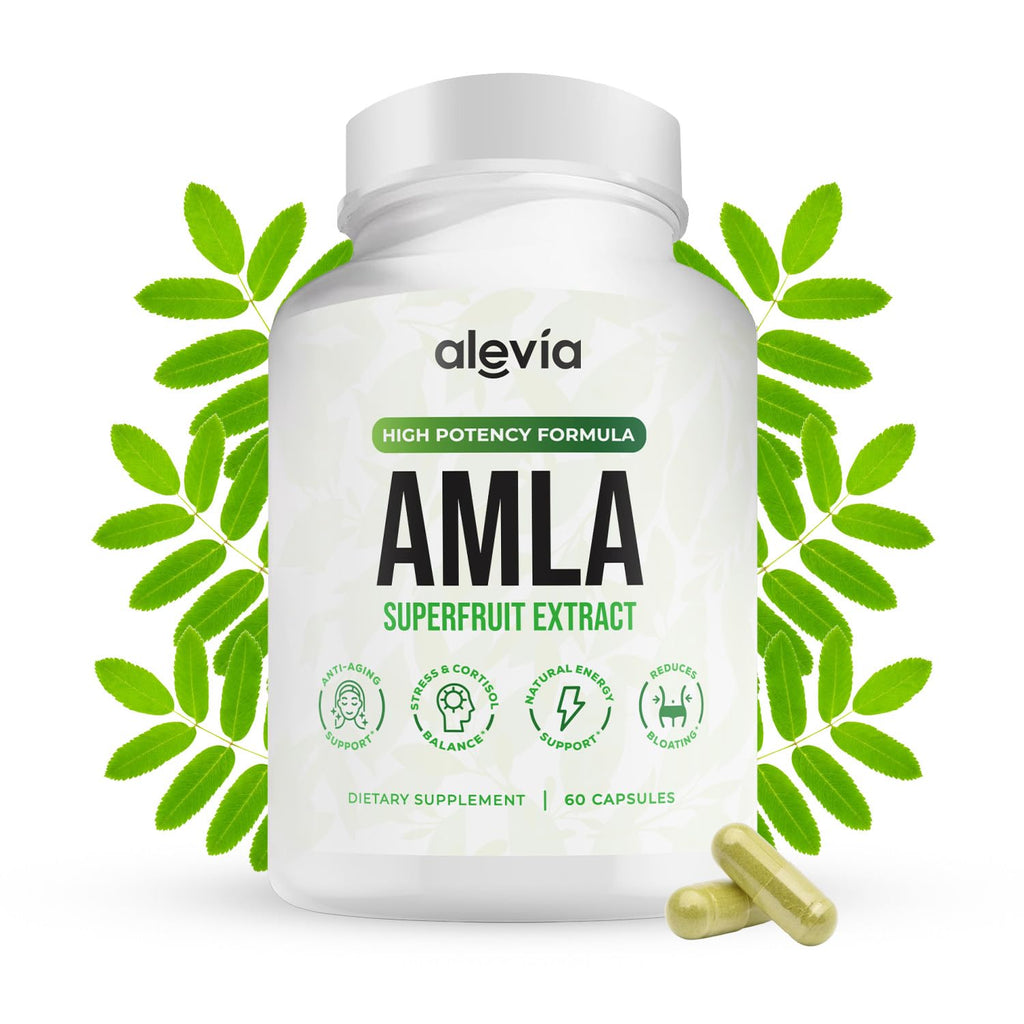Discover Alevia Organic Amla Capsules, specially curated by Curat Cart for natural health support and balance. Buy now.