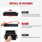 ALLWORK Toner Cartridge Replacement offers easy installation in seconds. Perfect for daily use, available at Curat Cart.