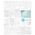 Explore the premium imported ALODNY Journal Stencils Set, perfect for organizing and enhancing your planner. Available at Curat Cart.