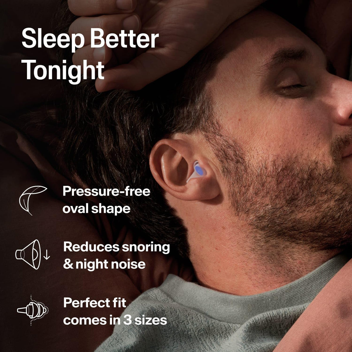 Alpine SleepDeep Earplugs designed for sleeping, reduces snoring and noise. 100% Authentic, available at Curat Cart in India.