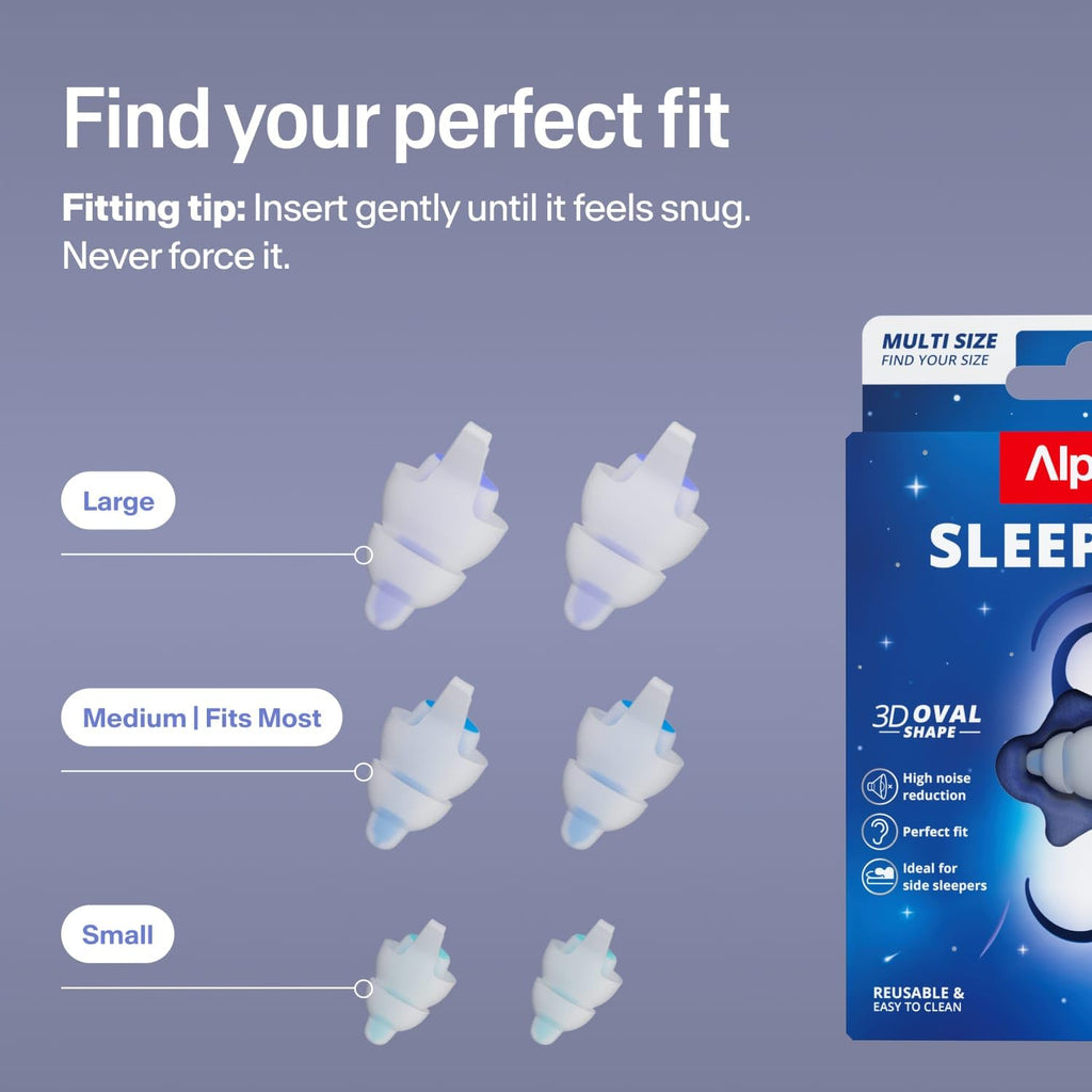Enhance your sleep with Alpine SleepDeep earplugs, designed for comfort and noise reduction. Available at Curat Cart.