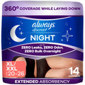 Always Discreet Night Adult Diapers offer premium import quality with 360° coverage, ensuring zero leaks and odor overnight. Available at Curat Cart.
