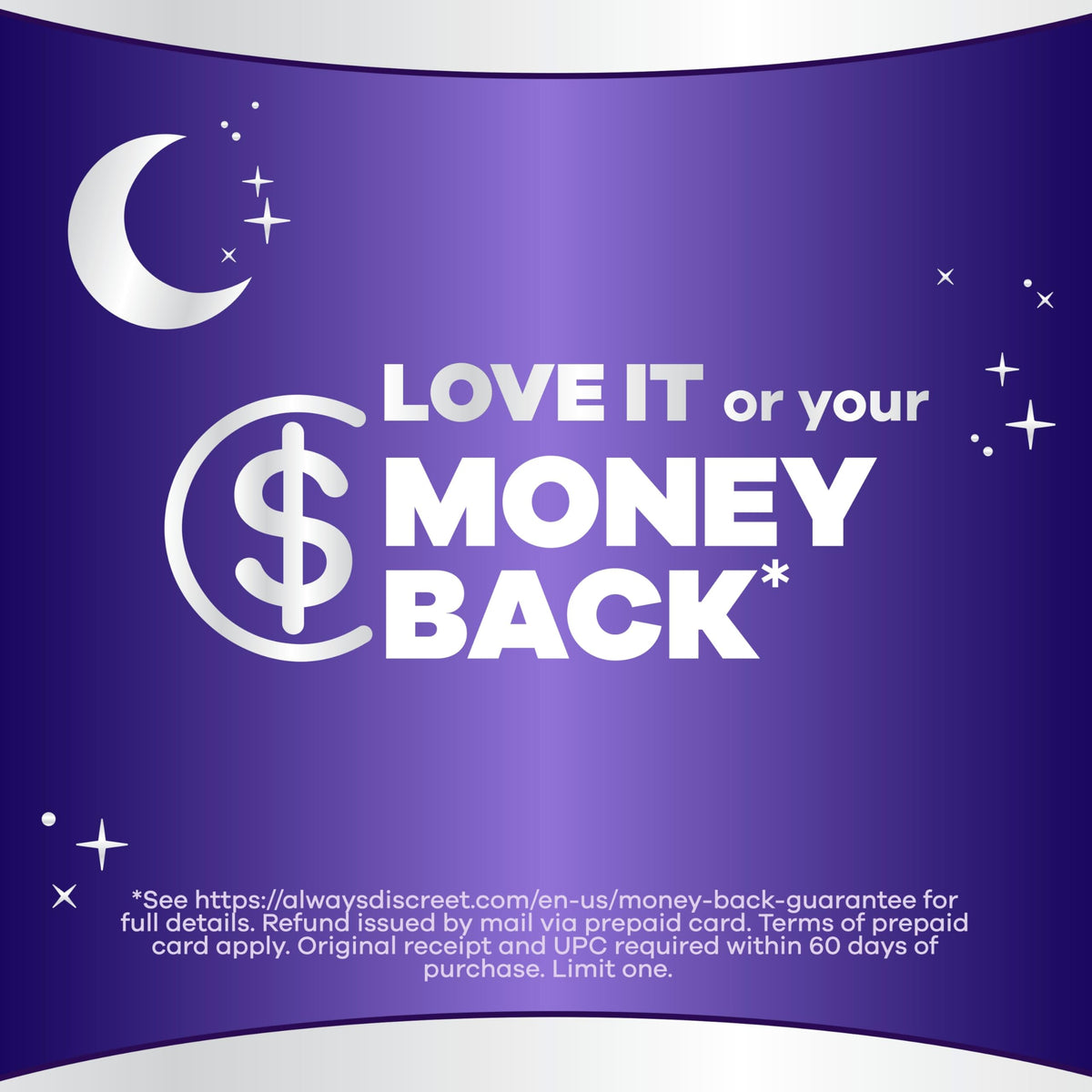 Always Discreet Night Adult Diapers offer a money-back guarantee, perfect for ensuring comfort and protection. Shop now at Curat Cart.