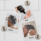 Step-by-step guide for using American Crew Men's Daily Moisturizing Shampoo: Pour, lather, and rinse. Verified by CuratCart.