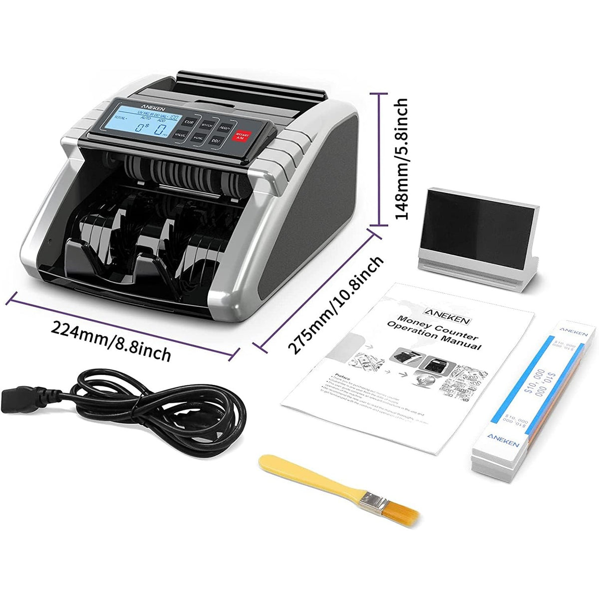 Discover the Aneken Money Counter Machine, a premium imported device for precise counting, available at Curat Cart.