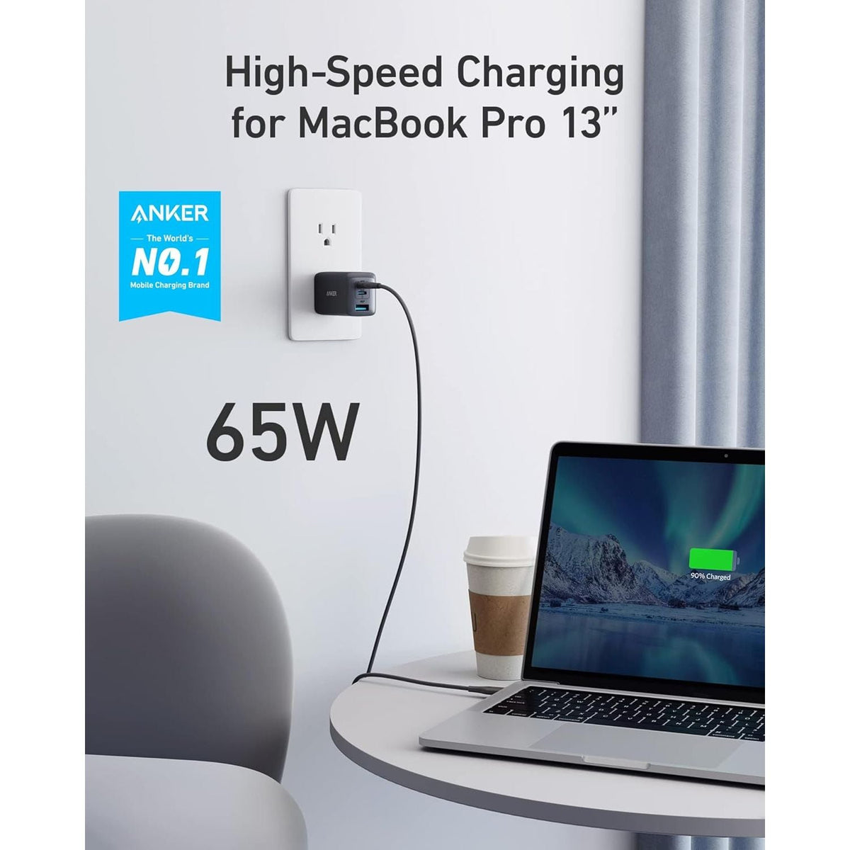 Discover the Anker Nano II 65W Charger, perfect for fast charging your devices. Available in India, order online today.