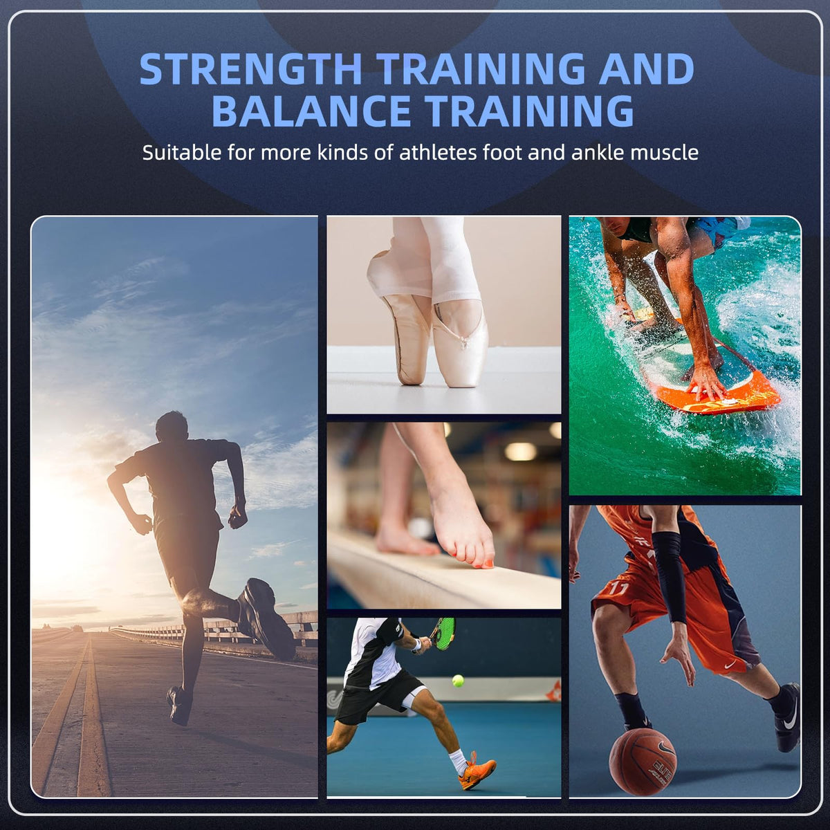 Enhance your ankle strength with the Ankle Foot Strengthener Exerciser, perfect for athletes. High-quality design available at Curat Cart.