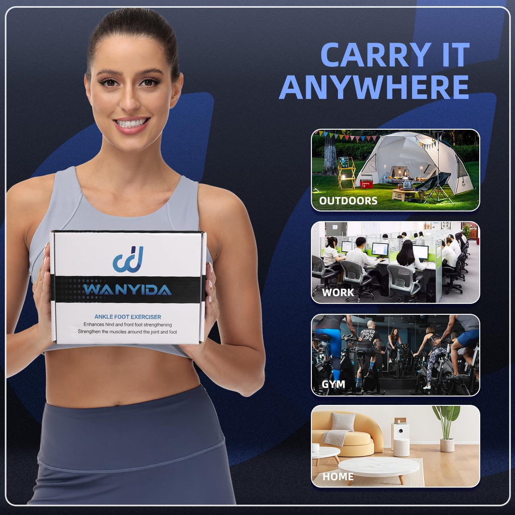 Premium imported Ankle Foot Strengthener Exerciser, ideal for workouts at home, gym, or office. Available at Curat Cart.