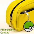 Stylish Anstey Yellow Pencil Case made from high-quality canvas, exclusively curated by Curat Cart for discerning consumers in India.