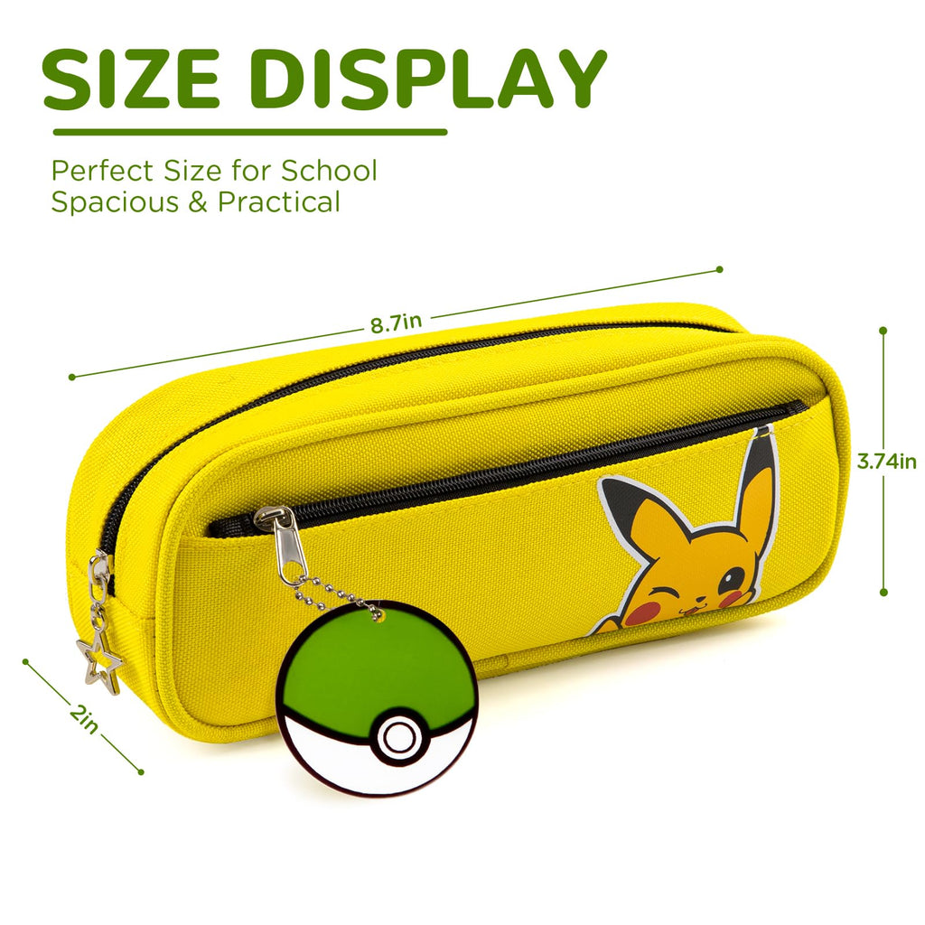 Anstey Yellow Pencil Case, 100% Authentic and spacious, perfect for school. Available in India at Curat Cart.