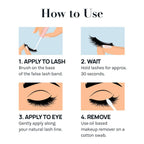 Step-by-step guide for using AOA Studio Eyelash Lash Glue Enhancers. Trusted by CuratCart for quality.