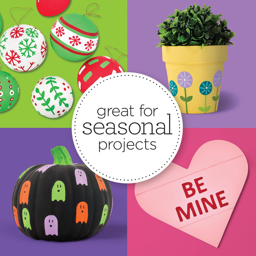 Explore creativity with the Apple Barrel Acrylic Craft Paint Kit, perfect for seasonal projects. Premium import available at Curat Cart.