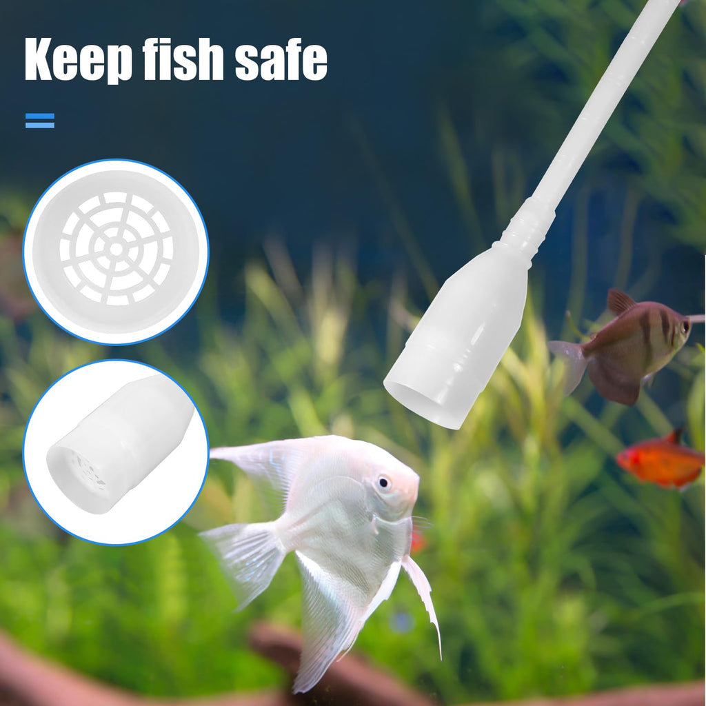 Discover the Aquaneat Aquarium Vacuum Siphon, specially curated by Curat Cart, ensuring a safe environment for your fish.