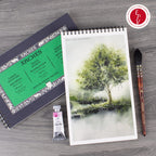 Discover the Arches Aquarelle Travel Pad, a premium imported choice for artists, available at Curat Cart. Perfect for your watercolor creations.