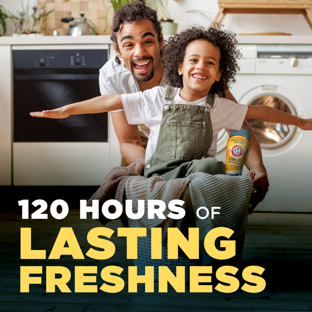 ARM & HAMMER Laundry Scent Booster offers 120 hours of lasting freshness. Available in India at Curat Cart, 100% Authentic.